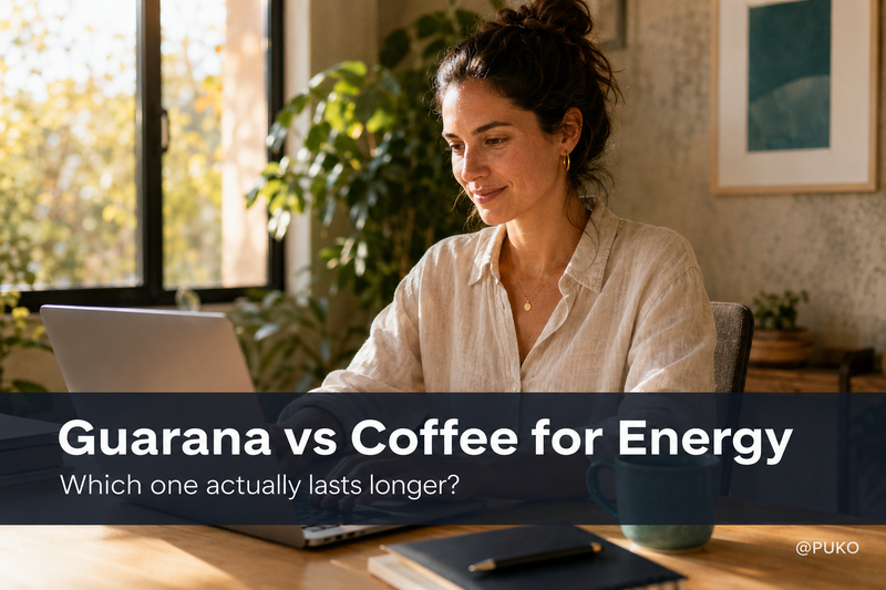 A woman in her early thirties works with calm, steady focus at a sunlit desk in mid-afternoon, a cup of coffee set off to one side.