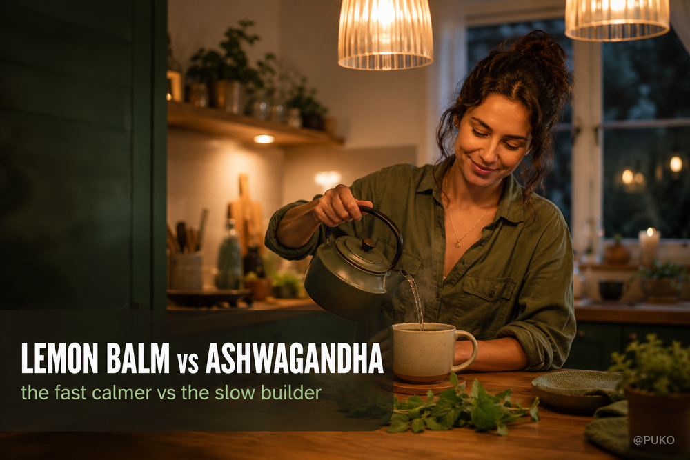 Lemon Balm vs Ashwagandha: Which One Actually Helps You Relax and Sleep?