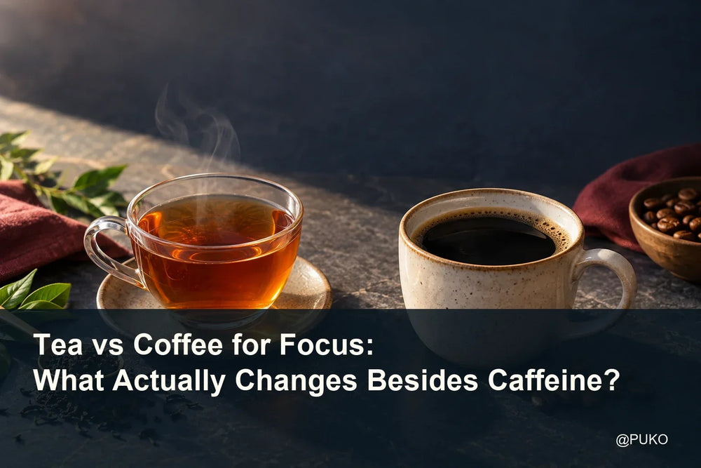 Tea vs Coffee for Focus: What Actually Changes Besides Caffeine?